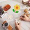 20 Pack 6 Inch Wood Flower Crafts Unfinished Wood Sunflower Cutouts Wooden Flower Hanging Ornaments DIY Sunflower Craft Gift Tags for Home Party Decoration Craft Project